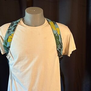 Tropical Print Backpack